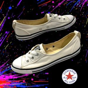 Women’s converse size 7 bellet slip on